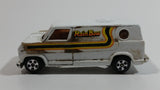 Vintage JRI Road Machines Bedford Van Rainbow White Die Cast Toy Car Vehicle Made in Hong Kong