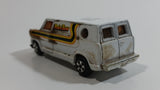 Vintage JRI Road Machines Bedford Van Rainbow White Die Cast Toy Car Vehicle Made in Hong Kong