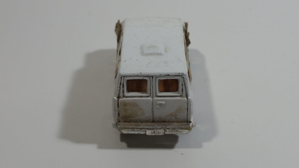 Vintage JRI Road Machines Bedford Van Rainbow White Die Cast Toy Car V ...