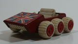 Vintage Buddy L British Flag Union Jack 6 Wheeler ATV Dune Buggy Red Pressed Steel and Plastic Toy Car Vehicle