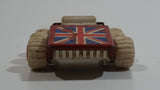 Vintage Buddy L British Flag Union Jack 6 Wheeler ATV Dune Buggy Red Pressed Steel and Plastic Toy Car Vehicle