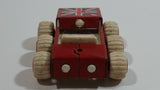 Vintage Buddy L British Flag Union Jack 6 Wheeler ATV Dune Buggy Red Pressed Steel and Plastic Toy Car Vehicle