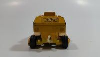 Vintage 1970 Lesney Matchbox Series King Size No. K-8 Caterpillar Traxcavator Excavator Yellow Die Cast Toy Car Construction Equipment Vehicle