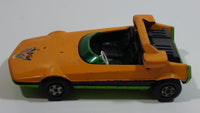 Vintage 1971 Lesney Matchbox Super Kings No. K-31 Bertone Runabout Orange and Green Die Cast Toy Car Vehicle