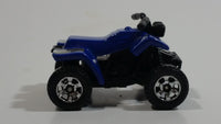 2007 Matchbox 4 Wheels Quad Royal Blue Die Cast Toy ATV All Terrain Vehicle No Rider