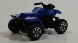 2007 Matchbox 4 Wheels Quad Royal Blue Die Cast Toy ATV All Terrain Vehicle No Rider