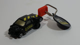 Vintage 1983 Kidco Burnin' Key Cars Demolition Cars Demo 51 Black Die Cast Plastic Toy Car Vehicle