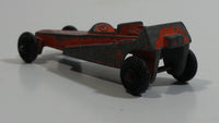 Vintage Tootsie Toys Wedge Dragster Orange Die Cast Toy Car Vehicle Made in U.S.A. (4)