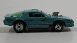 1990 Hot Wheels Blown Camaro Z28 Light Blue Turquoise Die Cast Toy Car Vehicle UH