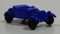 Unknown Brand Roadster with Flowers Blue Miniature Die Cast Toy Car Vehicle