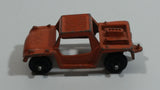 Vintage Tootsie Toys Baja Runabout Orange Die Cast Toy Car Vehicle Made in U.S.A.