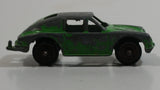 Vintage Tootsie Toys Porsche Green Die Cast Toy Car Vehicle Made in Chicago U.S.A.