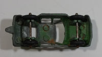 Vintage Tootsie Toys Porsche Green Die Cast Toy Car Vehicle Made in Chicago U.S.A.