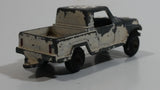 Vintage Tootsie Toys Jeep Pickup Truck White Die Cast Toy Car Vehicle Made in Chicago U.S.A.