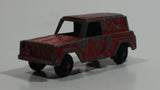 Vintage Tootsie Toys Panel Truck Woody Red Die Cast Toy Car Vehicle Made in Chicago U.S.A.