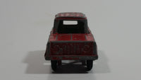 Vintage Tootsie Toys Panel Truck Woody Red Die Cast Toy Car Vehicle Made in Chicago U.S.A.