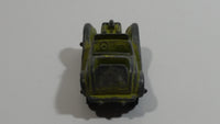 Vintage Tootsie Toys Roadster Lime Yellow Die Cast Toy Car Vehicle Made in Chicago U.S.A.