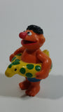 1980s Applause Muppets Sesame Street "Ernie Wearing a Float" PVC Toy Figure