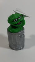 1980s Applause Muppets Sesame Street Oscar The Grouch Throwing a Paper Airplane PVC Figurine