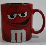 Mars M&M's Chocolate Candy Snack Red Characters Oversized Ceramic Coffee Mug Cup Collectible