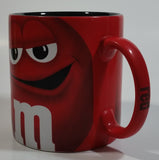 Mars M&M's Chocolate Candy Snack Red Characters Oversized Ceramic Coffee Mug Cup Collectible