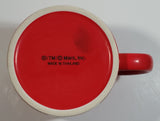 Mars M&M's Chocolate Candy Snack Red Characters Oversized Ceramic Coffee Mug Cup Collectible