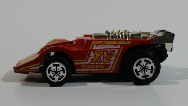 1985 Hot Wheels XV Racer Red Orange Motorized Friction Die Cast