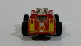 1985 Hot Wheels XV Racer Red Orange Motorized Friction Die Cast Toy Car Vehicle - Hong Kong