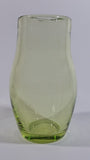 Lime Green Glass 6" Tall Flower Vase