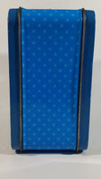 2010 Peyo The Smurfs Smurfette Blue Embossed Tin Metal Lunch Box