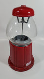 Vintage 1985 Carousel Brand Metal and Glass Globe Gumball Machine Candy Dispenser 11 1/2" Tall