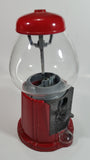 Vintage 1985 Carousel Brand Metal and Glass Globe Gumball Machine Candy Dispenser 11 1/2" Tall