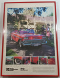United Technologies Inmont R-M Rinshed-Mason Products 1958 Chevrolet Impala Red Restoration Advertisement 20 1/2" x 28 3/4" Framed Poster