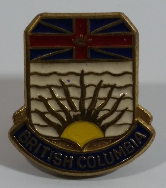 British Columbia Canada Small Metal and Enamel Lapel Pin Travel Collectible