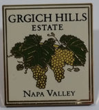 Grgich Hills Estate Napa Valley Square Metal and Enamel Lapel Pin Travel Collectible