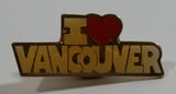 I Heart Vancouver, BC Enamel Metal Lapel Pin Souvenir Travel Collectible