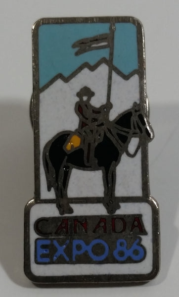 1986 Vancouver Exposition Expo 86 Canada RCMP Enamel Metal Lapel Pin