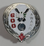 Dogwood Flower British Columbia Canada 600 Award Bowling Enamel Metal Lapel Pin