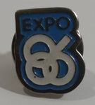 1986 Vancouver Exposition Expo 86 Small Blue Enamel Metal Lapel Pin
