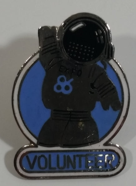 1986 Vancouver Exposition Expo 86 Ernie The Astronaut Volunteer Enamel Metal Lapel Pin