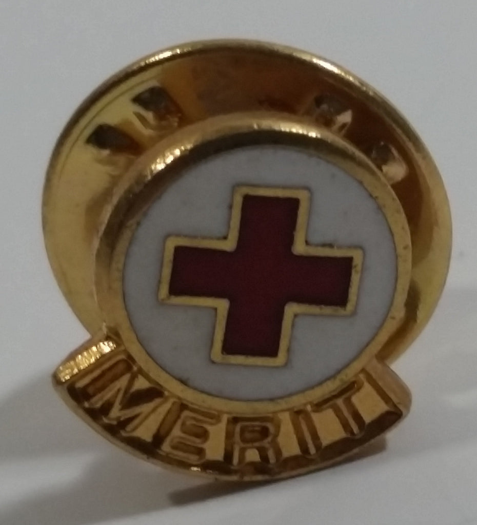 Red Cross Merit Enamel Metal Lapel Pin – Treasure Valley Antiques ...