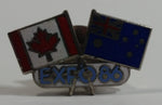 1986 Vancouver Exposition Expo 86 Canada and Australia Flags Enamel Metal Lapel Pin
