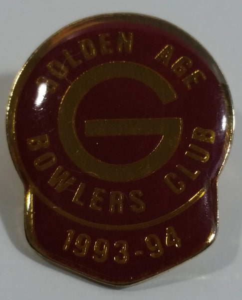1993-94 Golden Age Bowlers Club Bowling Award Metal Lapel Pin