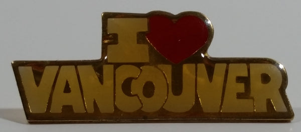 I Heart Vancouver, BC Enamel Metal Lapel Pin Souvenir Travel Collectible