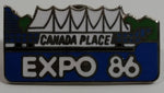 1986 Vancouver Exposition Expo 86 Canada Place Enamel Metal Lapel Pin
