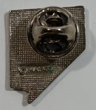 Nevada State Shaped Enamel Metal Lapel Pin