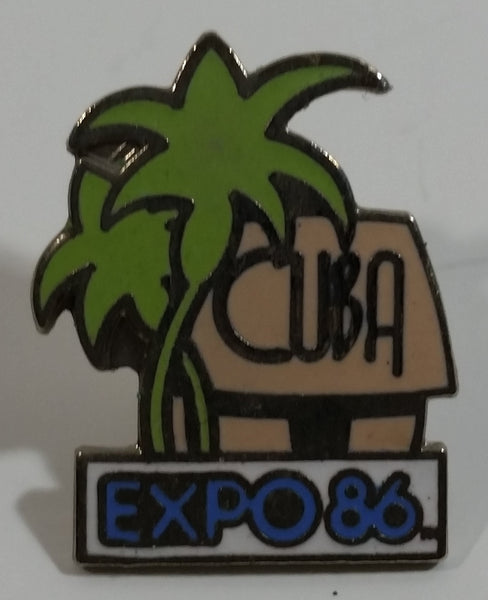 1986 Vancouver Exposition Expo 86 Cuba Enamel Metal Lapel Pin