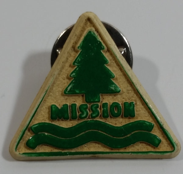 Mission, B.C. Tree Themed Rubber Lapel Pin Souvenir Travel Collectible