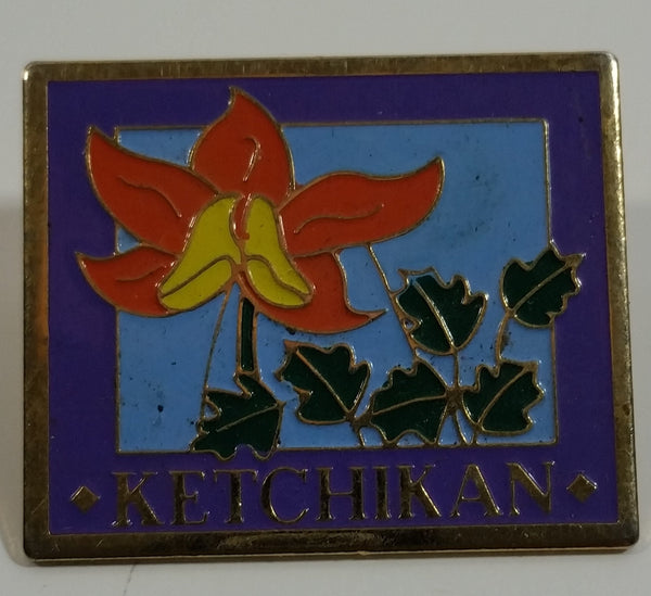 Ketchikan, Alaska Enamel Metal Lapel Pin Souvenir Travel Collectible