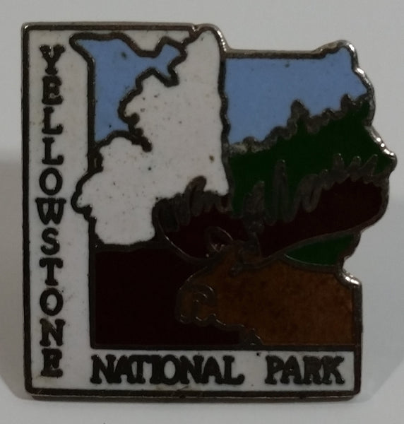 Yellowstone National Park Enamel Metal Lapel Pin Souvenir Travel Collectible